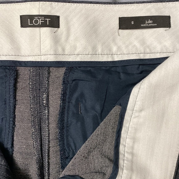 LOFT Julie trousers tapered leg size 6 - Picture 4 of 5